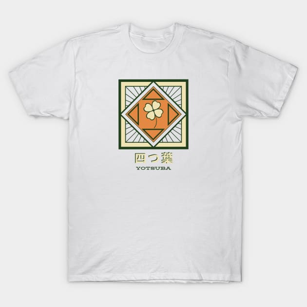 YOTSUBA Lucky Clover T-Shirt by Aesthetic Machine